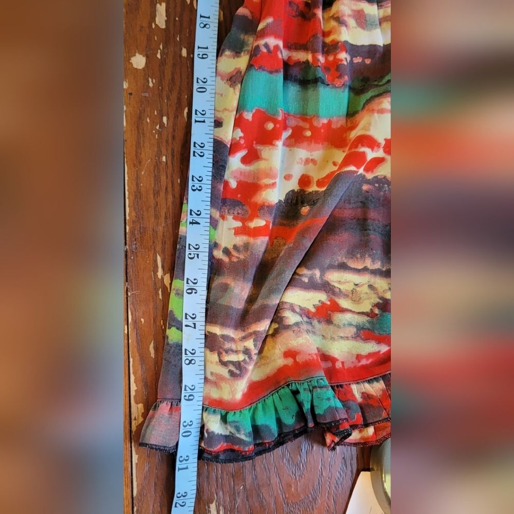 Colorful Abstract Print R Cinco Ranch Dress - Size Small - Picture 5 of 6